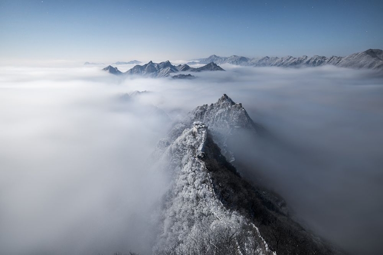 Picture of GREAT WALL MOONLIGHT STARRY SKY CLOUD SEA