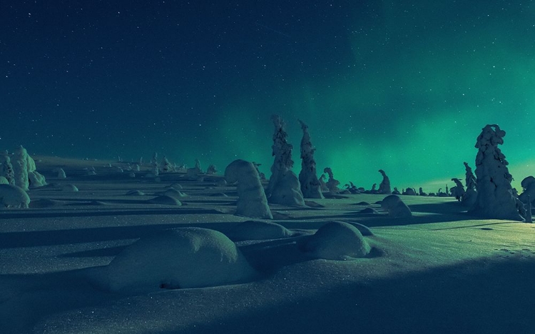 Picture of WHEN MOONLIGHT MEET POLAR LIGHTS