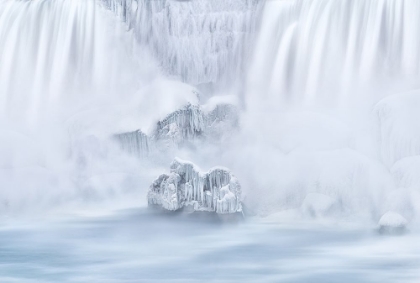 Picture of THE FROZEN ISLANDS UNDER THE WATERFALLS