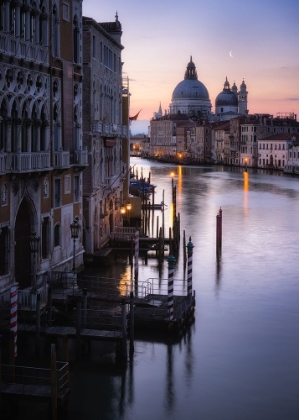 Picture of VENICE, SUNRISE FROM THE ACADEMIA BRIDGE