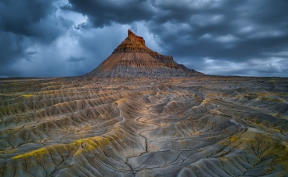 Picture of FACTORY BUTTE BEFORE A THUNDERSTORM