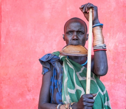 Picture of THE LARGEST PLATE IN THE MURSI TRIBE-ETHIOPIA
