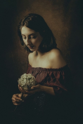Picture of GIRL WITH A FLOWER