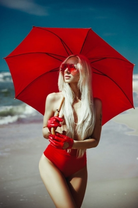 Picture of THE RED UMBRELLA