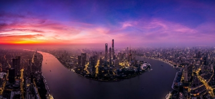 Picture of THE MORNING GLOW IN LUJIAZUI SHANGHAI
