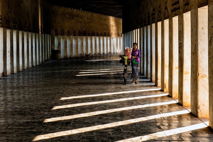 Picture of WOMAN WITH BIKE