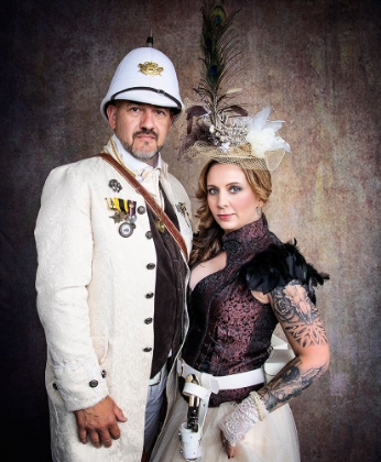 Picture of STEAMPUNK WARS - THE DIPLOMAT  WITH WIFE