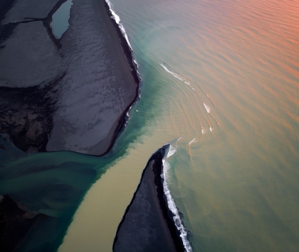 Picture of RIVER MOUTH IN SUNRISE LIGHT