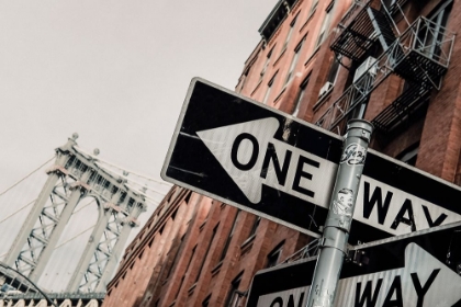 Picture of MANHATTAN BRIDGE ONE WAY