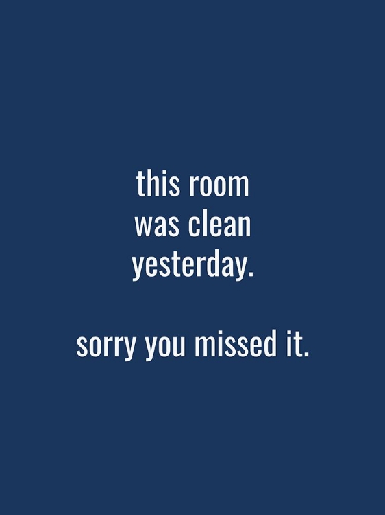Picture of SORRY YOU MISSED IT