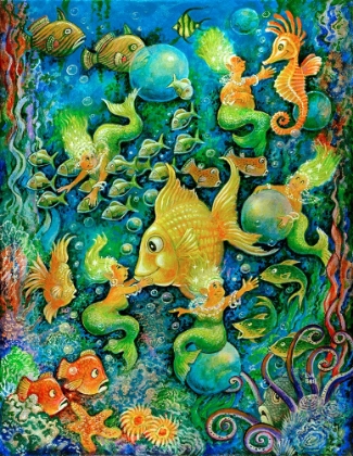 Picture of MERMAIDS AND GOLD FISH