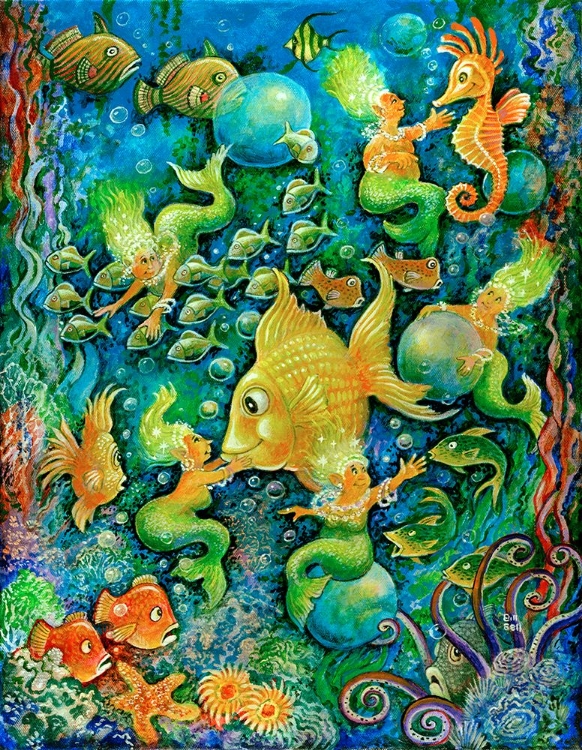 Picture of MERMAIDS AND GOLD FISH