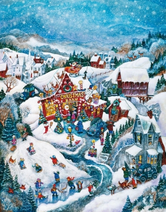 Picture of CHRISTMAS BARN