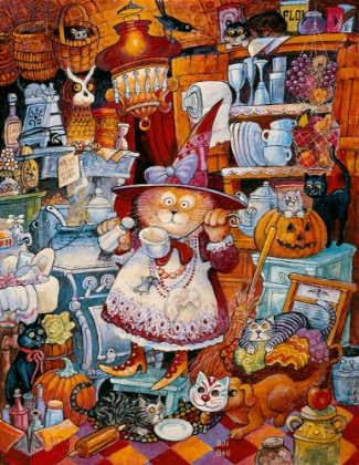 Picture of KITTY KITCHEN WITCH 2