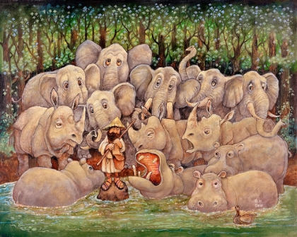 Picture of NOAH - ELEPHANTS-RHINOS-HIPPOS