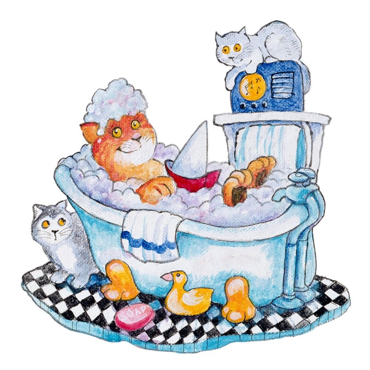 Picture of BUBBLE BATH CAT