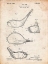 Picture of PP9-VINTAGE PARCHMENT GOLF DRIVER 1925 PATENT POSTER