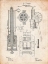 Picture of PP23-VINTAGE PARCHMENT GATLING GUN PATENT POSTER