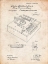 Picture of PP45-VINTAGE PARCHMENT SHOLES AND GLIDDEN TYPE- WRITER PATENT POSTER