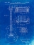 Picture of PP47-FADED BLUEPRINT GIBSON LES PAUL GUITAR PATENT POSTER