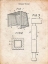 Picture of PP63-VINTAGE PARCHMENT SOCCER GOAL PATENT POSTER