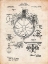 Picture of PP67-VINTAGE PARCHMENT GYROCOMPASS PATENT POSTER