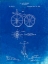 Picture of PP77-FADED BLUEPRINT FIRST BICYCLE 1866 PATENT POSTER