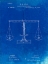 Picture of PP84-FADED BLUEPRINT SCALES OF JUSTICE PATENT POSTER