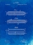 Picture of PP94-FADED BLUEPRINT HOHNER HARMONICA PATENT POSTER