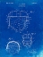 Picture of PP218-FADED BLUEPRINT FOOTBALL HELMET 1925 PATENT POSTER