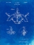 Picture of PP228-FADED BLUEPRINT SHIP STEERING WHEEL PATENT POSTER