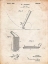 Picture of PP240-VINTAGE PARCHMENT GOLF WEDGE 1923 PATENT POSTER