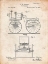 Picture of PP243-VINTAGE PARCHMENT MOTOR BUGGY 1895 PATENT PRINT