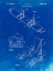 Picture of PP246-FADED BLUEPRINT BURTON BASELESS BINDING 1995 SNOWBOARD PATENT POSTER