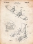 Picture of PP246-VINTAGE PARCHMENT BURTON BASELESS BINDING 1995 SNOWBOARD PATENT POSTER