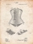 Picture of PP259-VINTAGE PARCHMENT CORSET PATENT POSTER