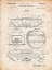 Picture of PP262-VINTAGE PARCHMENT MILITARY SELF DIGGING TANK PATENT POSTER