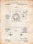 Picture of PP264-VINTAGE PARCHMENT TESLA OPERATING ELECTRIC MOTORS MAP POSTER
