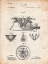 Picture of PP274-VINTAGE PARCHMENT GAS STOVE RANGE 1887 PATENT POSTER