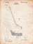Picture of PP291-VINTAGE PARCHMENT HOCKEY STICK PATENT POSTER