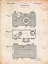 Picture of PP299-VINTAGE PARCHMENT ARGUS C CAMERA PATENT POSTER