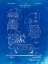 Picture of PP325-FADED BLUEPRINT BATHING SUIT 1940 POSTER