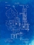 Picture of PP349-FADED BLUEPRINT VINTAGE ALARM CLOCK PATENT POSTER