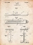 Picture of PP358-VINTAGE PARCHMENT BERTA MAGNETIC BOOT SNOWBOARD PATENT POSTER