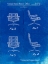 Picture of PP421-FADED BLUEPRINT EAMES UPHOLSTERED CHAIR PATENT POSTER