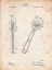 Picture of PP437-VINTAGE PARCHMENT CRECENT WRENCH 1915 PATENT POSTER
