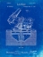 Picture of PP445-FADED BLUEPRINT MILITARY MORTAR LAUNCHER PATENT POSTER
