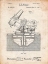 Picture of PP445-VINTAGE PARCHMENT MILITARY MORTAR LAUNCHER PATENT POSTER