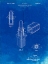 Picture of PP460-FADED BLUEPRINT CHANEL LIPSTICK PATENT POSTER