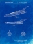 Picture of PP483-FADED BLUEPRINT BATMAN FOREVER BATBOAT PATENT POSTER